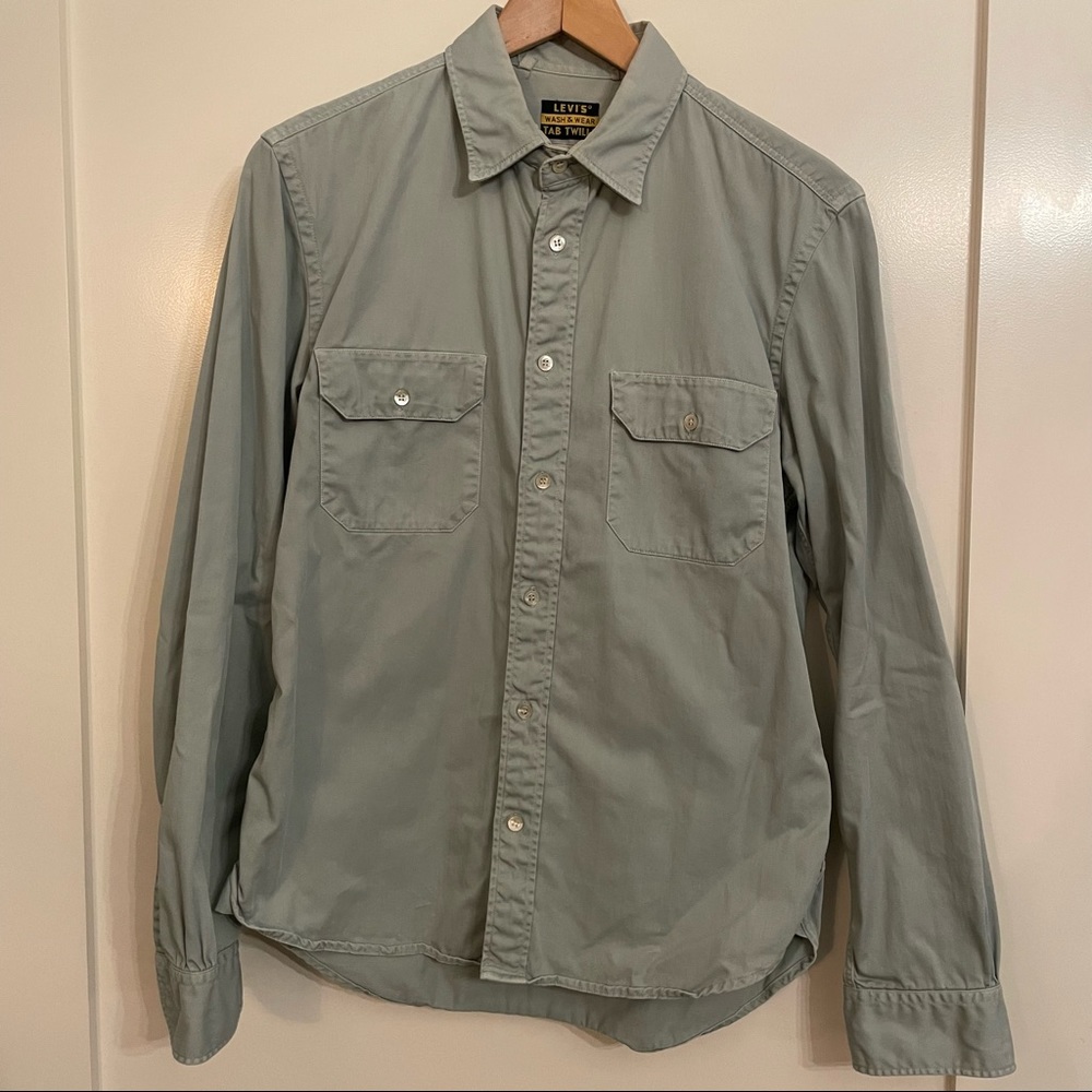 Levi’s Vintage Clothing LVC Green Twill Work Shirt